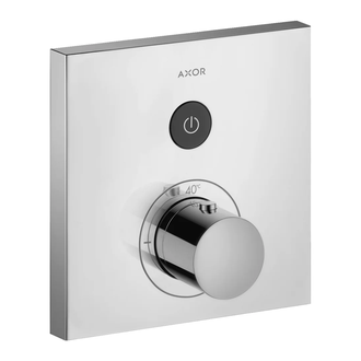 Термостат на 1 потребитель, скрытого монтажа Axor ShowerSelect (цвет - хром) (36714000) фото 1 Aquada.com.ua