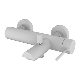 Змішувач для ванни GRB Time White вилив 180мм, білий матовий (47224471)