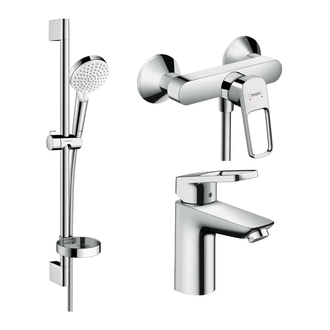 HANSGROHE Набор смесителей для душа, умывальник Logis Loop  100  (1072019) фото 1 Aquada.com.ua