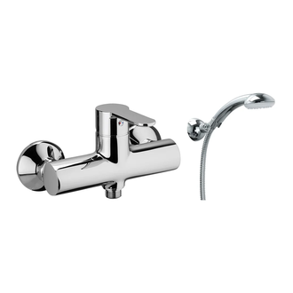 Смеситель для душа Paffoni Blu, с ручным душем (BLU168DCR) фото 1 Aquada.com.ua