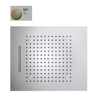 Верхній душ BOSSINI Dream / 2 дощ, каскад, 4RGB LED, для  підвісної стелі 57x 47сm, gold (H38905000021016)