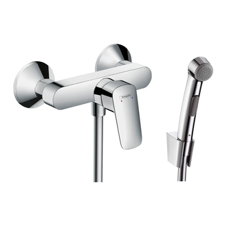 Набор для гигиенического душа Hansgrohe Logis (цвет - хром) (7160000S) фото 1 Aquada.com.ua