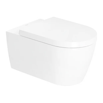 Унитаз подвесной Duravit ME by Stack (с сиденьем Soft Close) (2529090000+0020090000) фото 1 Aquada.com.ua