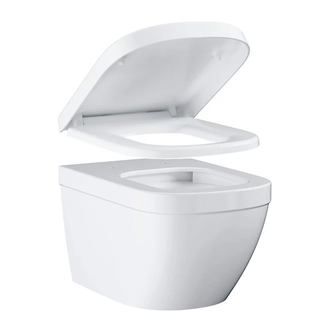 Унітаз підвісний Grohe EuroCeramic 54 з кришкою-сидінням Softclose, білий (39328000/39330001) (39328000_39330001)