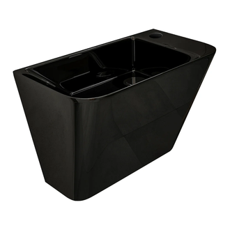 VOLLE TEO black умывальник 50*28*35см моноблок подвесной (13-88-601black) фото 1 Aquada.com.ua