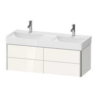 Комплект мебели тумба подвесная с двойной раковиной Duravit XSquare 118,4 х 46 см (XS416402222+23531200141) фото 1 Aquada.com.ua