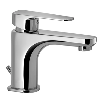 Смеситель для раковины Paffoni Sly (цвет - хром), с донным клапаном (SY075CR)