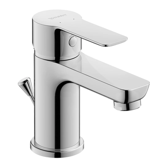 Смеситель для раковины Duravit A.1 (цвет - хром), с донным клапаном (A11010001010) фото 1 Aquada.com.ua
