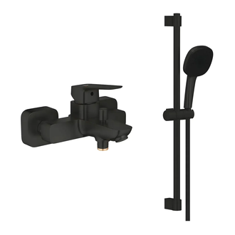 Grohe Cubeo смеситель чёрный (1018132430+267482433)