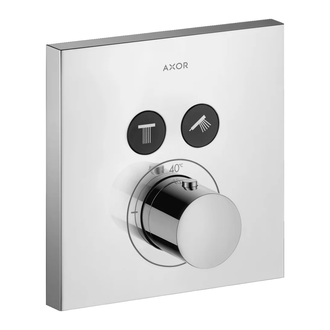 Термостат на 2 потребителя, скрытого монтажа Axor ShowerSelect (цвет - хром) (36715000) фото 1 Aquada.com.ua