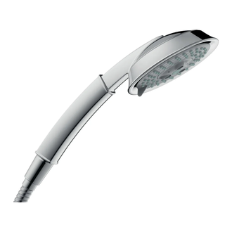 Лейка для душа Hansgrohe Raindance Classic 100 (цвет - хром), 3 вида струи (28548000) фото 1 Aquada.com.ua