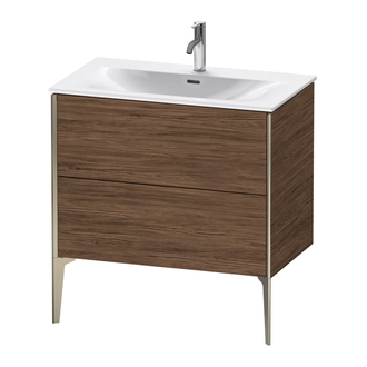 Тумба напольная под раковину Duravit XViu 81 x 48 см, орех темный (XV43020B121) фото 1 Aquada.com.ua