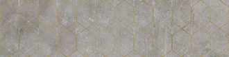 Плитка підлогова Softcement Silver Decor Geo RECT 29,7x119,7x0,8 код 5166 Cerrad (5903313315166)