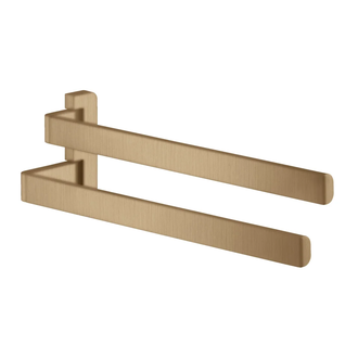 Двойной полотенцедержатель 409 мм Axor Universal Accessories, матовая бронза (42821140) фото 1 Aquada.com.ua