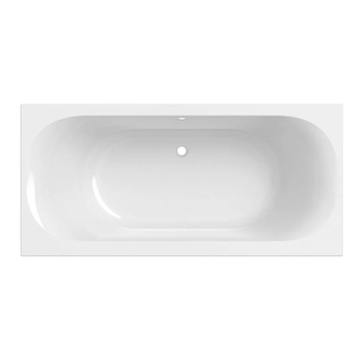 Ванна акриловая 190 х 90 х h46,5 см Geberit Soana, slim rim, Duo в комплекте с ножками 554.005.01.1