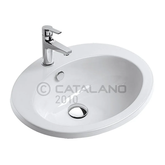 Раковина встраиваемая (в столешницу) сверху Catalano Zero 61 х 51 см (1JOIN00) фото 1 Aquada.com.ua
