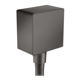Шланговое подсоединение Hansgrohe FixFit (цвет - чёрный матовый хром) (26455340) фото 1 Aquada.com.ua