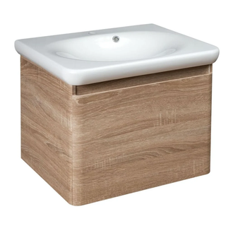 Тумба с раковиной Devit Fly 640 x 500 x 510 мм светлый дуб (0020120WO) фото 1 Aquada.com.ua