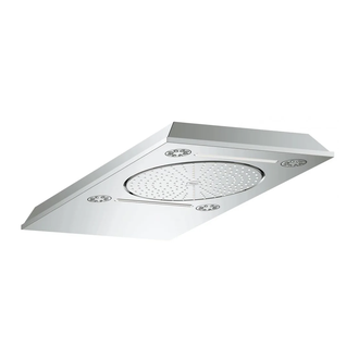 Верхній душ з 3 режимами струменя GROHE Rainshower F-Series 15 (27938001)