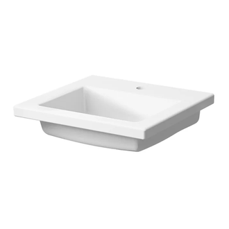 Раковина подвесная Kolo Twins с тонким бортом 50 х 46 см L51950000 (L51950000) фото 1 Aquada.com.ua