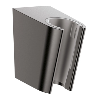 Держатель для ручного душа Hansgrohe Porter S (цвет - шлифованный чёрный хром) (28331340) фото 1 Aquada.com.ua