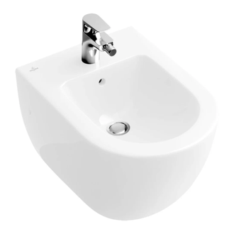 Биде подвесное Villeroy & Boch Subway 56х37,5 см (альпийский белый) (74000001) фото 1 Aquada.com.ua