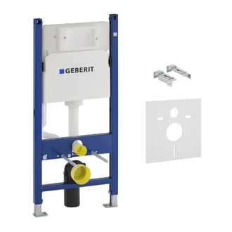 GEBERIT DUOFIX монтажный комплект для подвесного унитаза, Н112, 12 см(UP100) без клавиши (458.126.00.1) фото 1 Aquada.com.ua