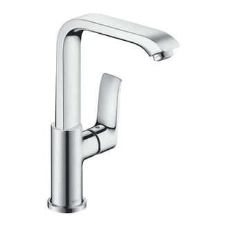 Смеситель для раковины, однорычажный Hansgrohe Metris (цвет - хром) (31081000) фото 1 Aquada.com.ua