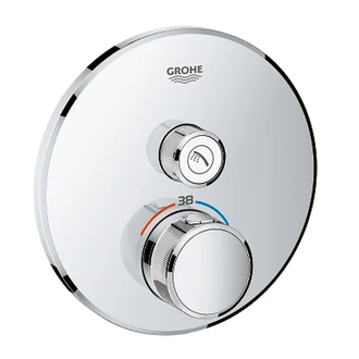 GROHE Смеситель для душа, внешняя часть, на 1 выход, хром SmartControl (29118000) фото 1 Aquada.com.ua