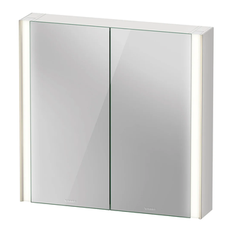 Зеркальный шкафчик с LED подсветкой Duravit XViu 82 х 15,6 х h80 см, версия «sensor» (XV71320B1B1) фото 1 Aquada.com.ua