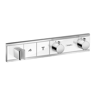 Термостат, скрытого монтажа, на 2 потребителя Hansgrohe RainSelect (цвет - хром/белый) (15355400) фото 1 Aquada.com.ua