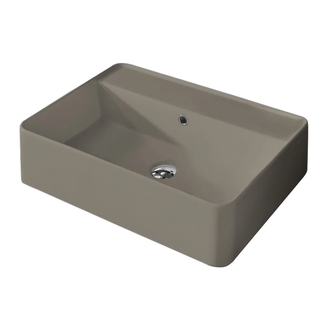 Nic-Design Умивальник на стільницю з переливом Nic Design Semplice 60х45х16 см, Sabbia матовий N/F (001384051 NF)