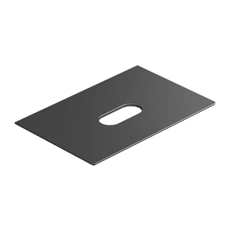Столешница керамическая 75 x 50 см Catalano Horizon, Satin black (1PC7550NS) фото 1 Aquada.com.ua