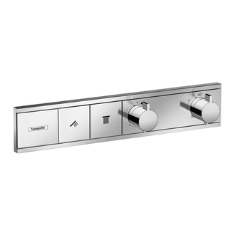 Термостат для скрытого монтажа на 2 потребителя Hansgrohe RainSelect (цвет - хром) (15380000) фото 1 Aquada.com.ua
