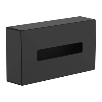 Диспенсер для салфеток Hansgrohe AddStoris, чёрный матовый (41774670) фото 1 Aquada.com.ua