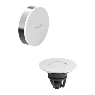 Зовнішня частина набору для зливу та переливу Hansgrohe Flexaplus II (колір - хром)  58187000