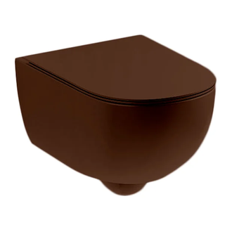 Унітаз підвісний Nic Design Pin 55х37, Corteccia глянець (003709074)