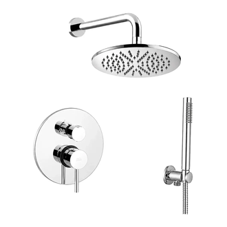 Paffoni Shower душевая система, хром (KITLIG018CR300)