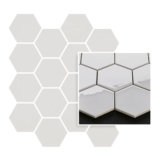 Мозаїка пресована Універсальна Grys Hexagon 22x25,5 код 1900 Ceramika Paradyz (M-P-220X255-1-UNIW.GRHE)