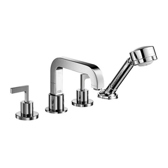 Смеситель на борт ванны Axor Citterio (39454000) фото 1 Aquada.com.ua