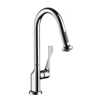 Смеситель для кухни выдвижной излив Axor Citterio (39835000) фото 1 Aquada.com.ua