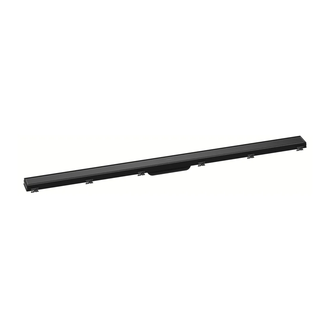 Трап для душа 120 см Hansgrohe RainDrain Match, чёрный (56042610) фото 1 Aquada.com.ua
