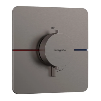 Термостат на 1 потребитель Hansgrohe ShowerSelect Comfort Q (цвет - матовый чёрный хром) 15588340