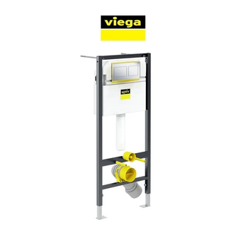 Инсталляция для унитаза Viega Prevista Dry с кнопкой Style 21 хром (771973 + 773236) фото 1 Aquada.com.ua