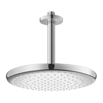 Верхний душ с потолочным душевым кронштейном Grohe Tempesta Ø 250 мм (цвет - хром) (26669000) фото 1 Aquada.com.ua