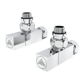 Кран кутовий Laris 1/2" - 3/4" Кватро Класік 2шт. (LX-851) (71401060)