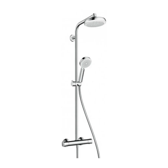 GROHE Душевая система с термостатом Hansgrohe Crometta 100 (цвет - хром) (27265400) фото 1 Aquada.com.ua