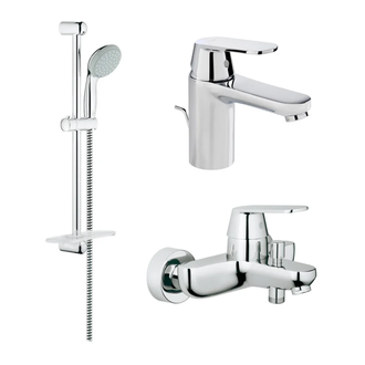 GROHE Набiр змiшувачiв Eurosmart Cosmopolitan 3 в 1, для ванни та душу (126111S) (126111S) фото 1 Aquada.com.ua