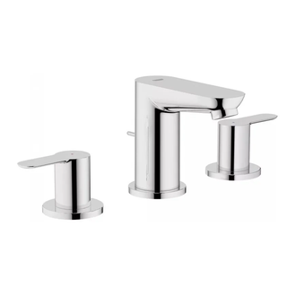 Grohe BauEdge Смеситель для раковины на 3 отверстия (20197000) фото 1 Aquada.com.ua