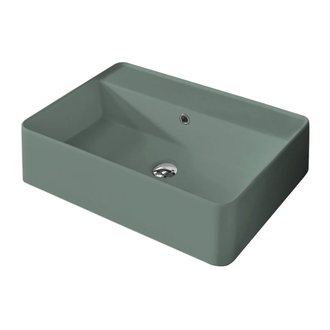 Nic-Design Умивальник на стільницю з переливом Nic Design Semplice 60х45х16 см, Salvia матовий N/F (001384067 NF)